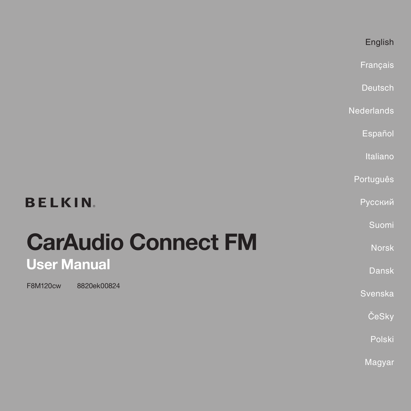 Belkin CarAudio Connect User Manual