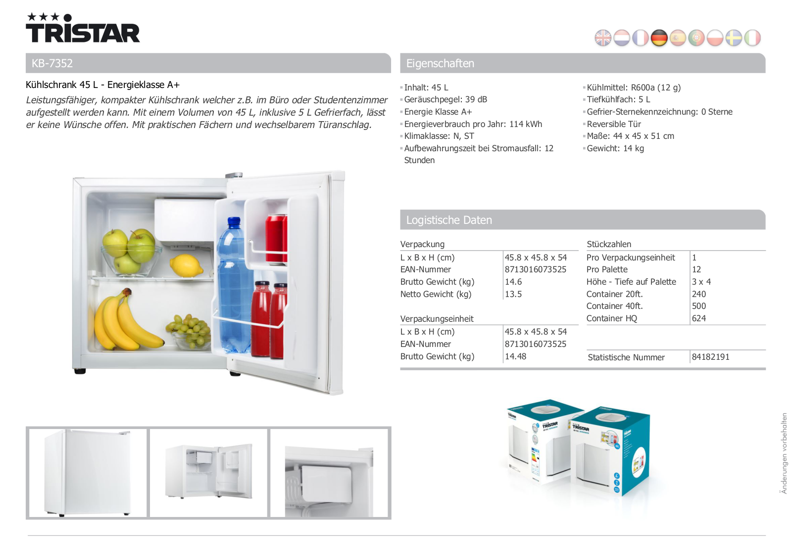 Tristar KB-7352 User Manual