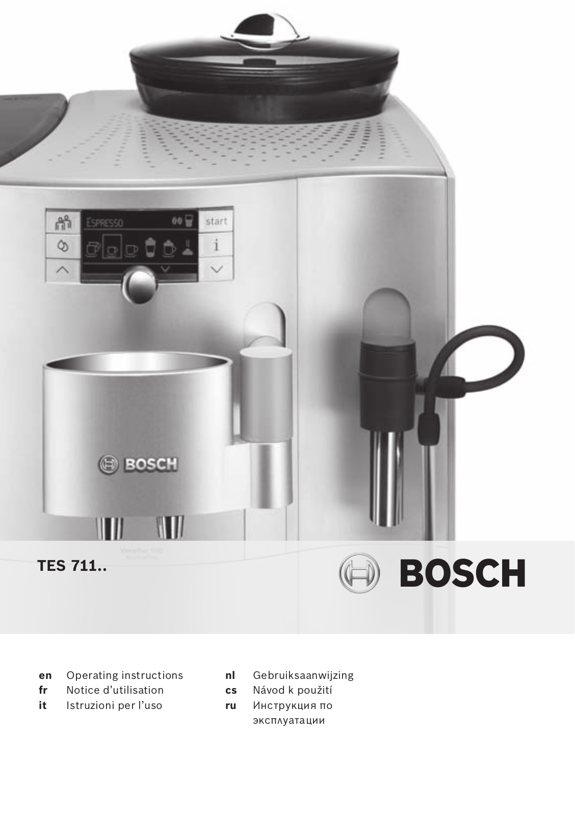 Bosch TES 71121 RW User Manual