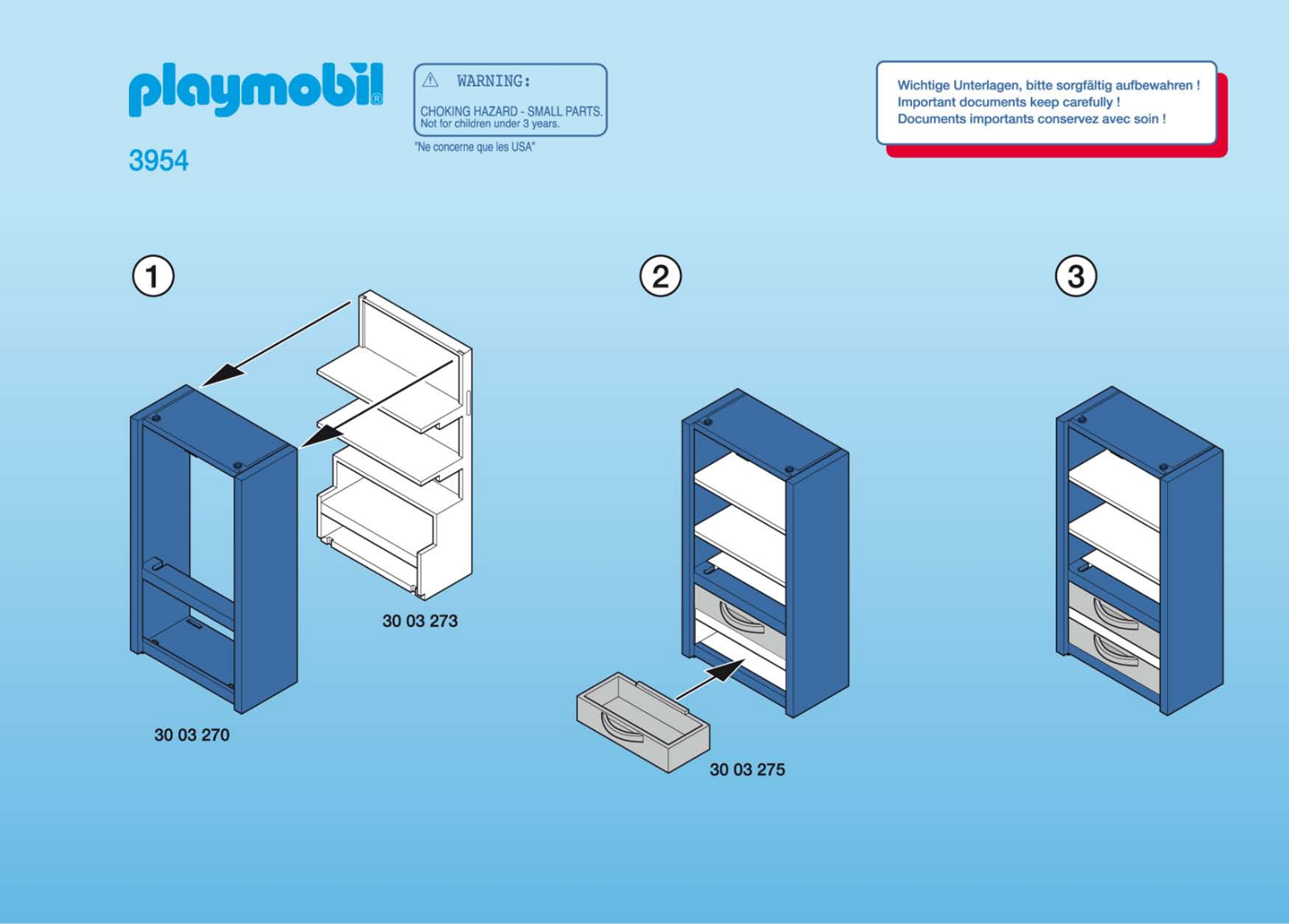 Playmobil 3954 Instructions