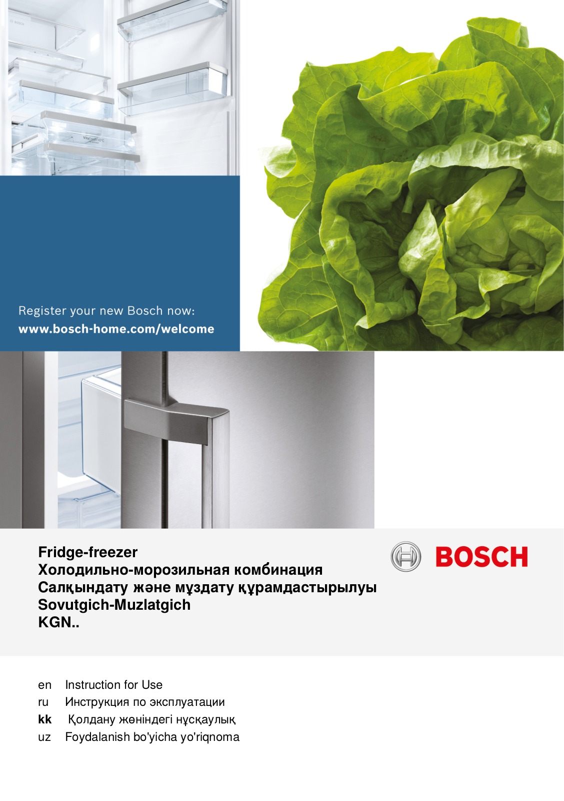 Bosch KGN49SQ3AR User Manual