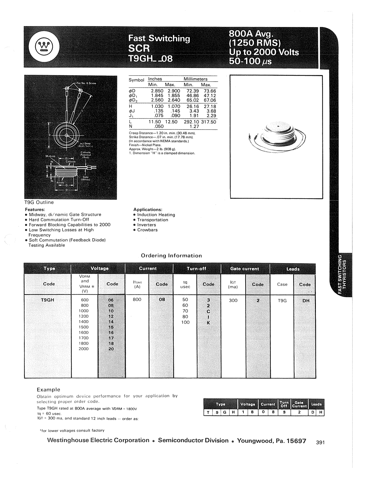 Powerex T9GH__08 Data Sheet