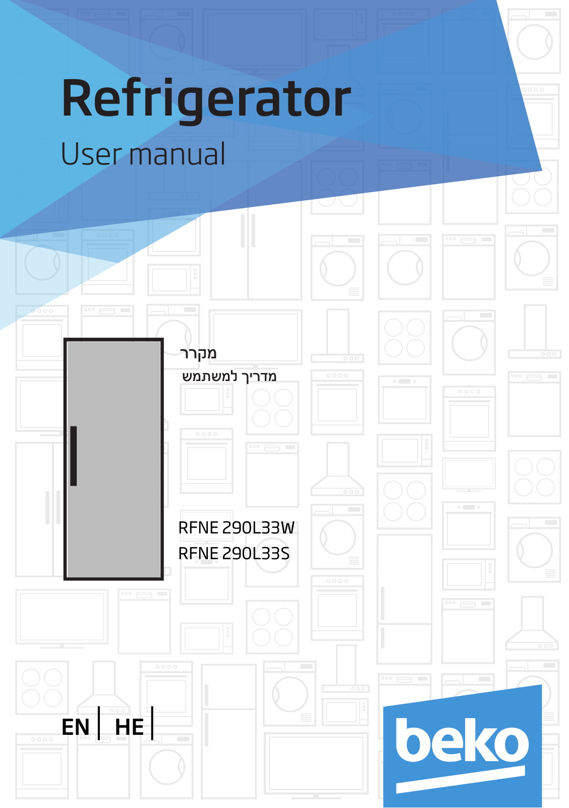 Beko RFNE 290L33W, RFNE 290L33S User manual