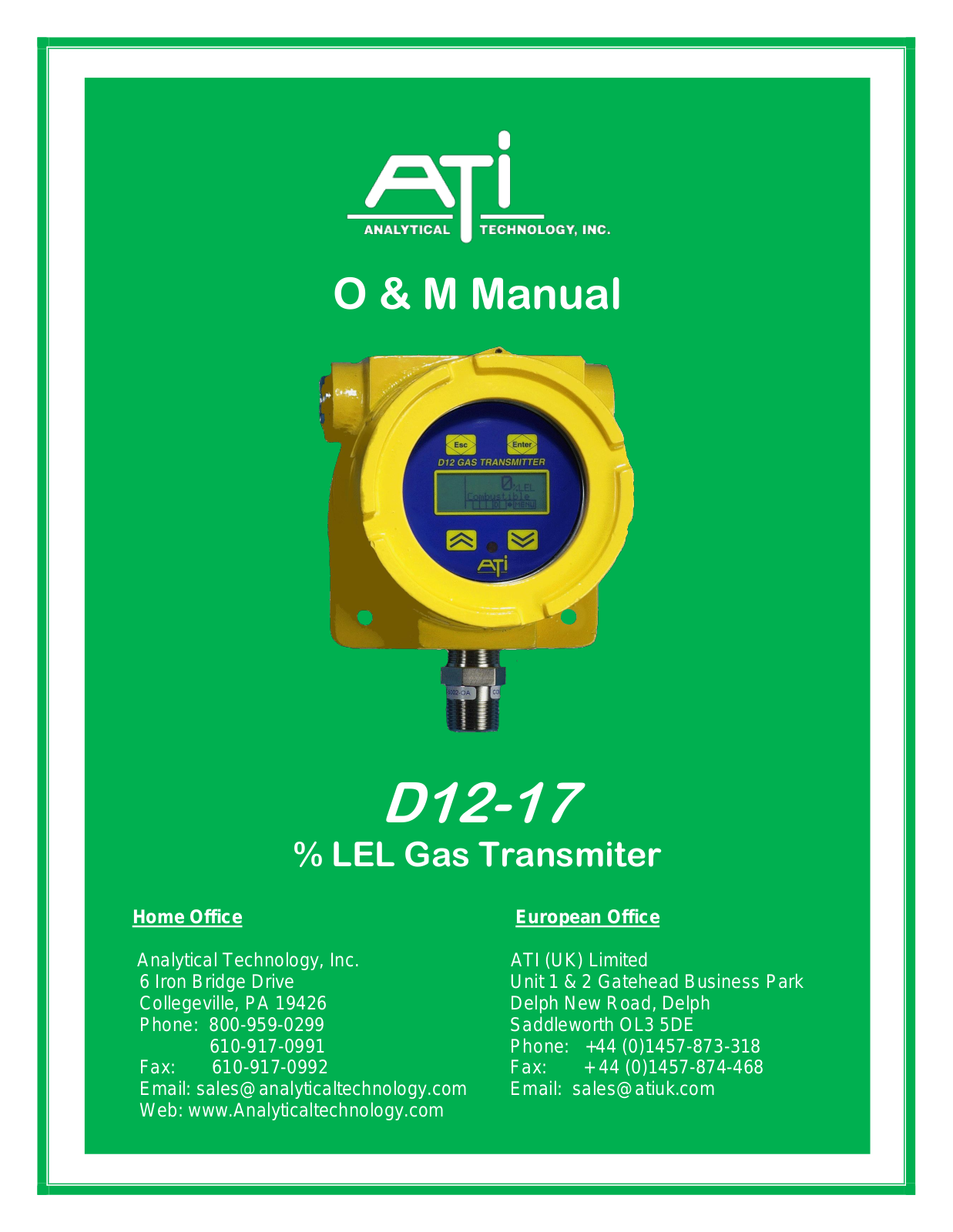 ATI Technologies D12-17 O & M Manual