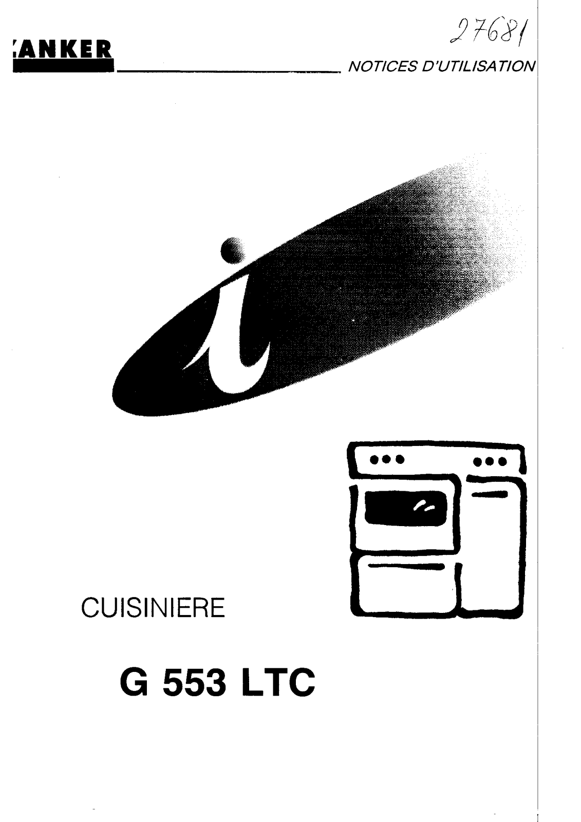 Zanker G553LTC OPERATING INSTRUCTIONS - ManualMachine.com