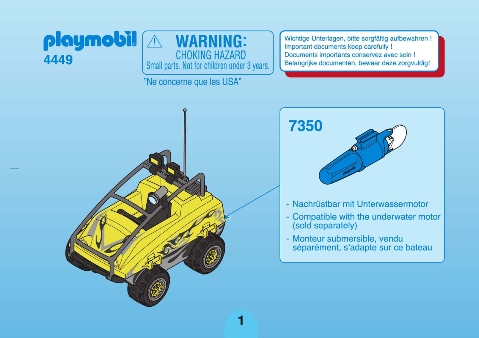 Playmobil 4449 Instructions