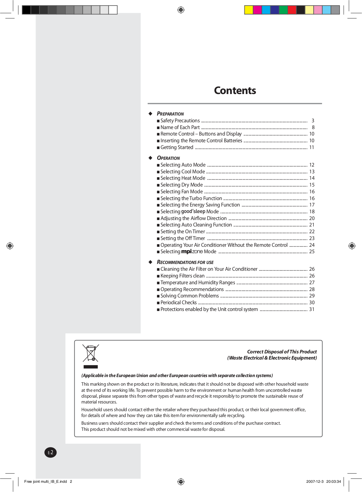 Samsung MH020FVEA User Manual