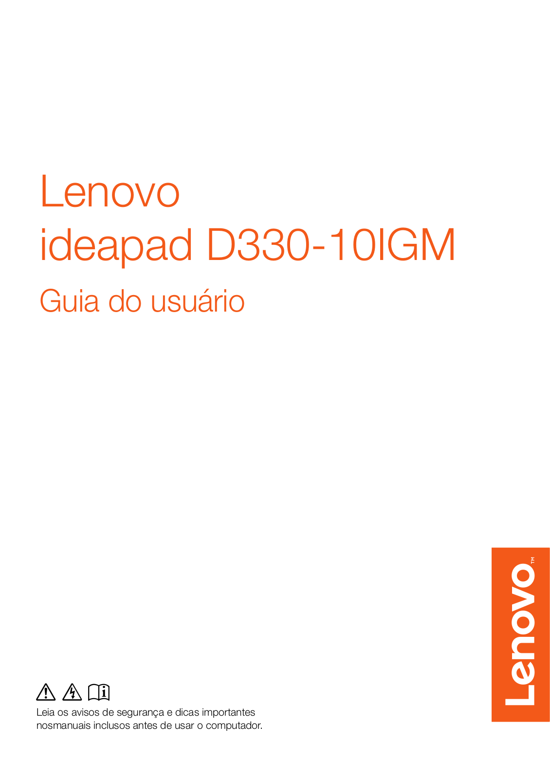 Lenovo ideapad D330-10IGM User Guide