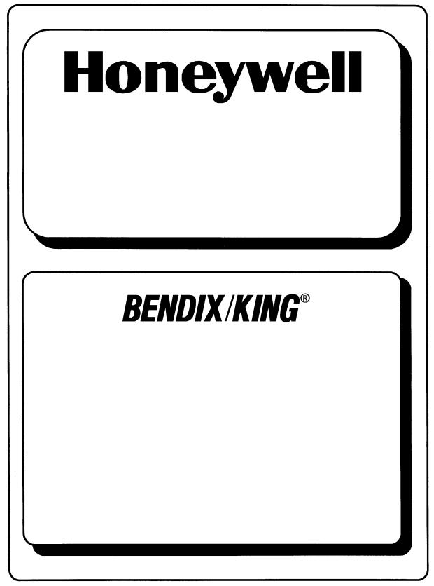 Honeywell KNI 582 User Manual