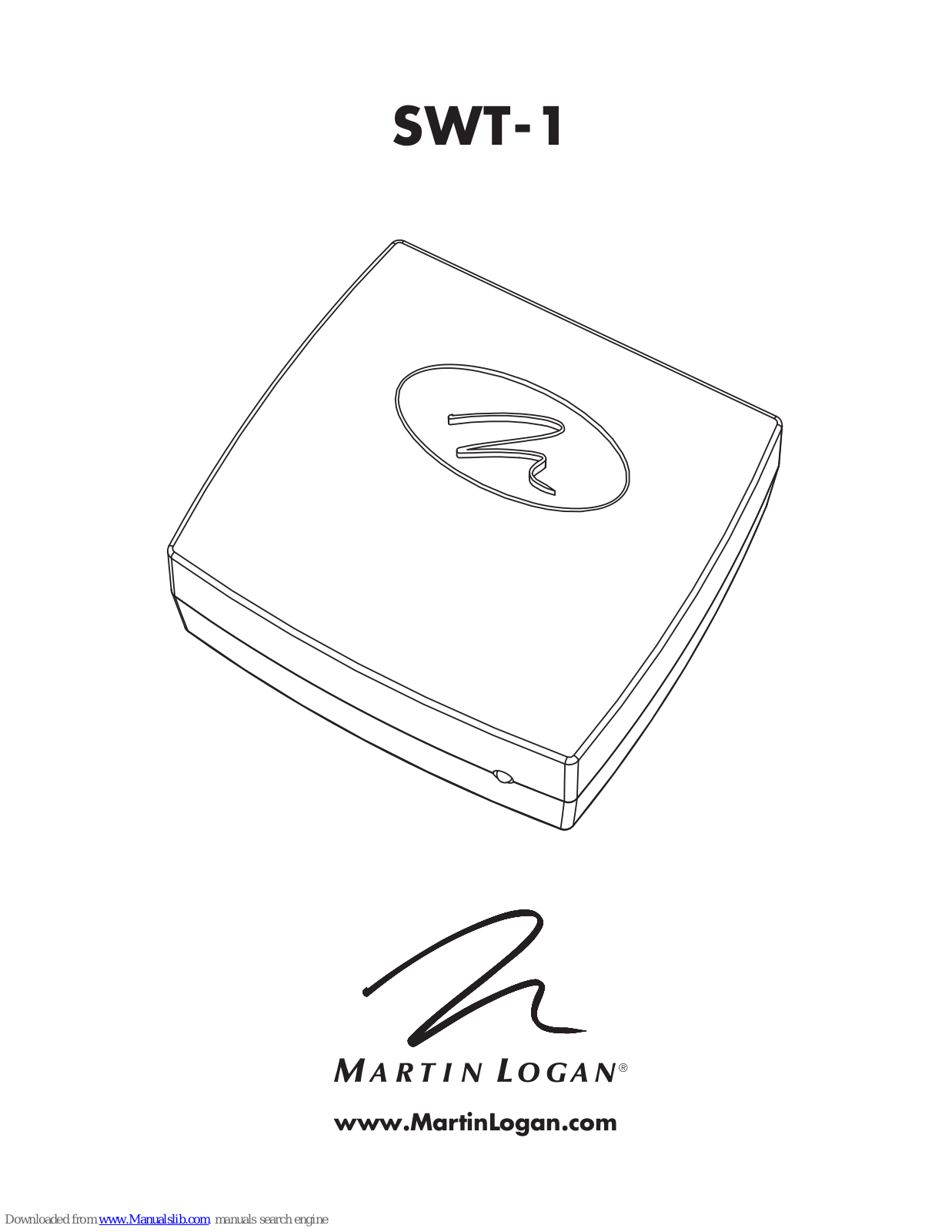 MartinLogan SWT-1 User Manual