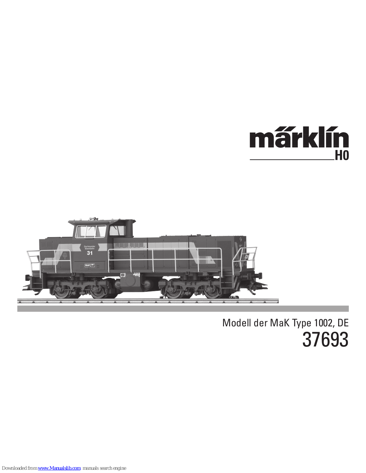 marklin 37693 User Manual