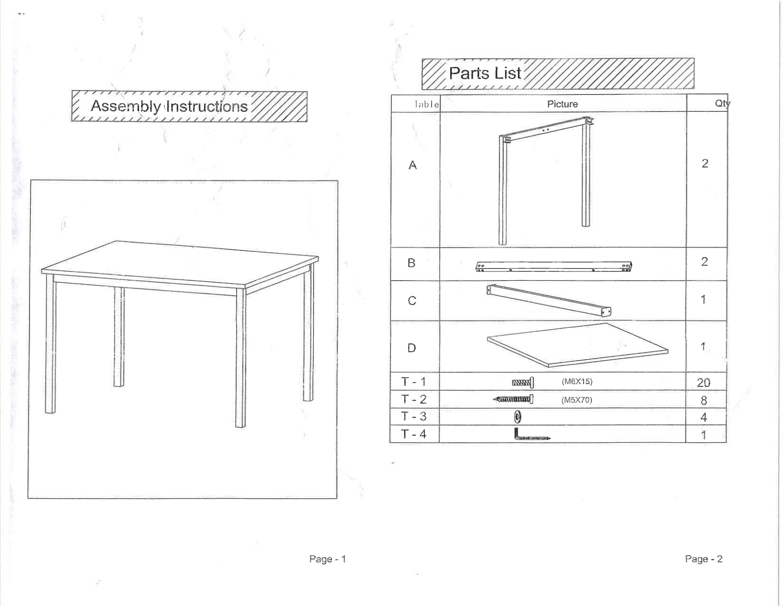 Red Barrel Studio RDBA3991 Assembly Instructions - ManualMachine.com