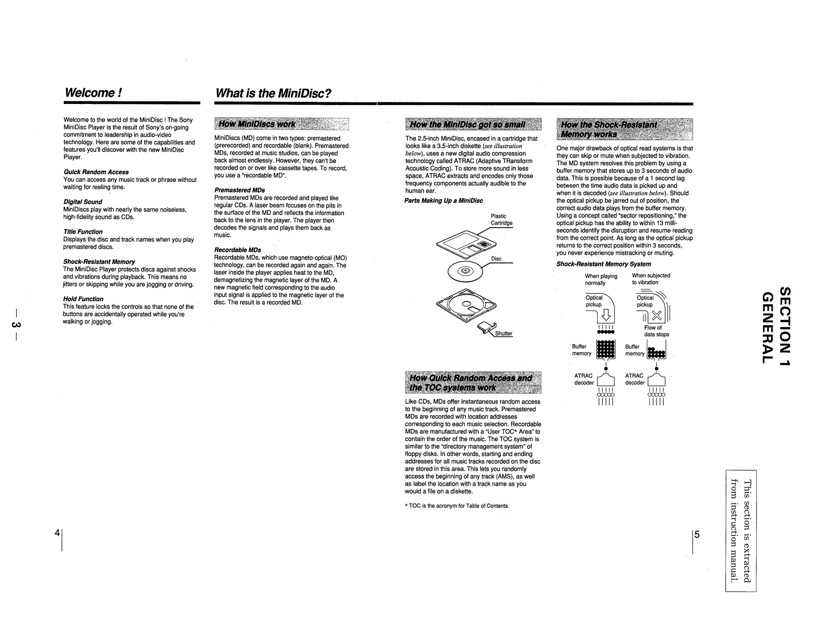 Sony MZ-2P Operating Manual