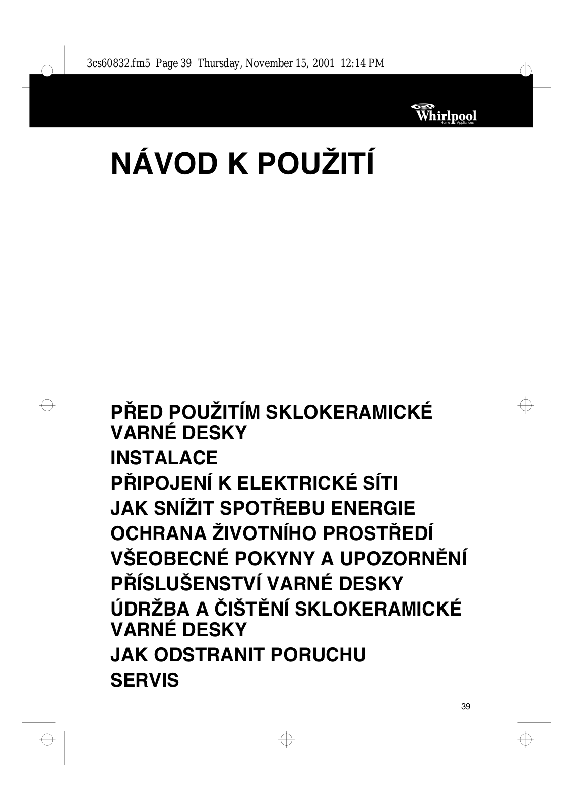 Whirlpool AKM 953-01 IX User Manual