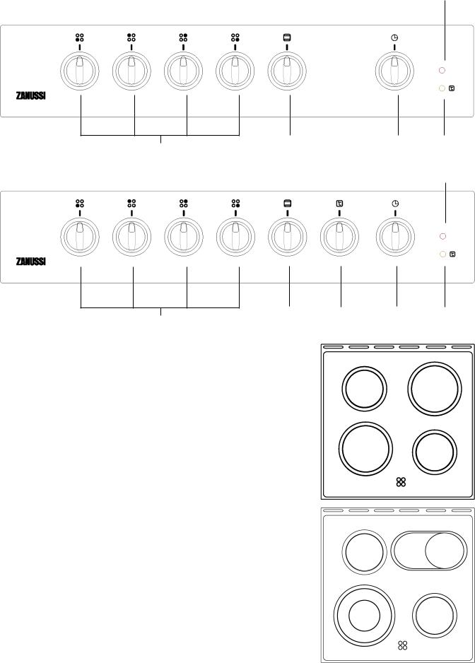 Zanussi ZCC6647X, ZCC6645W, ZCC6645X, ZCC6647W, ZCC6642W User Manual