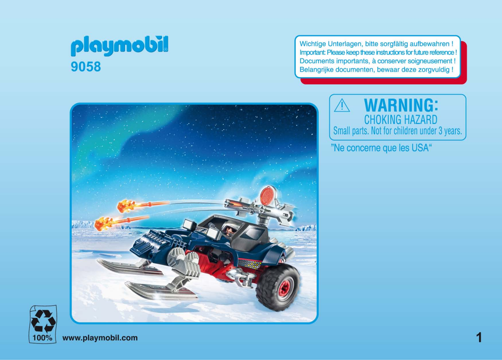 playmobil 9058 Instructions