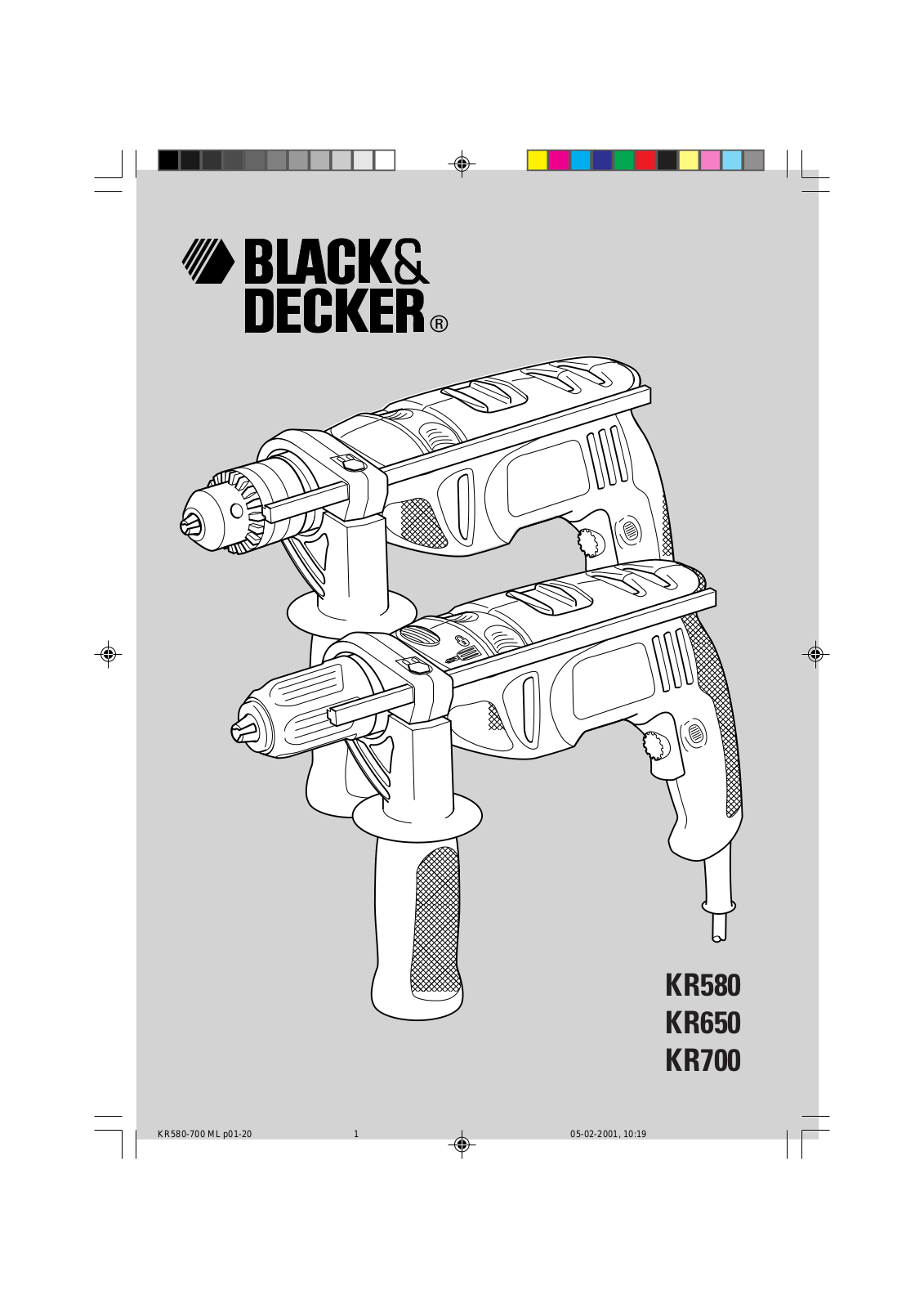 Black & Decker Kr580cre Instruction Manual