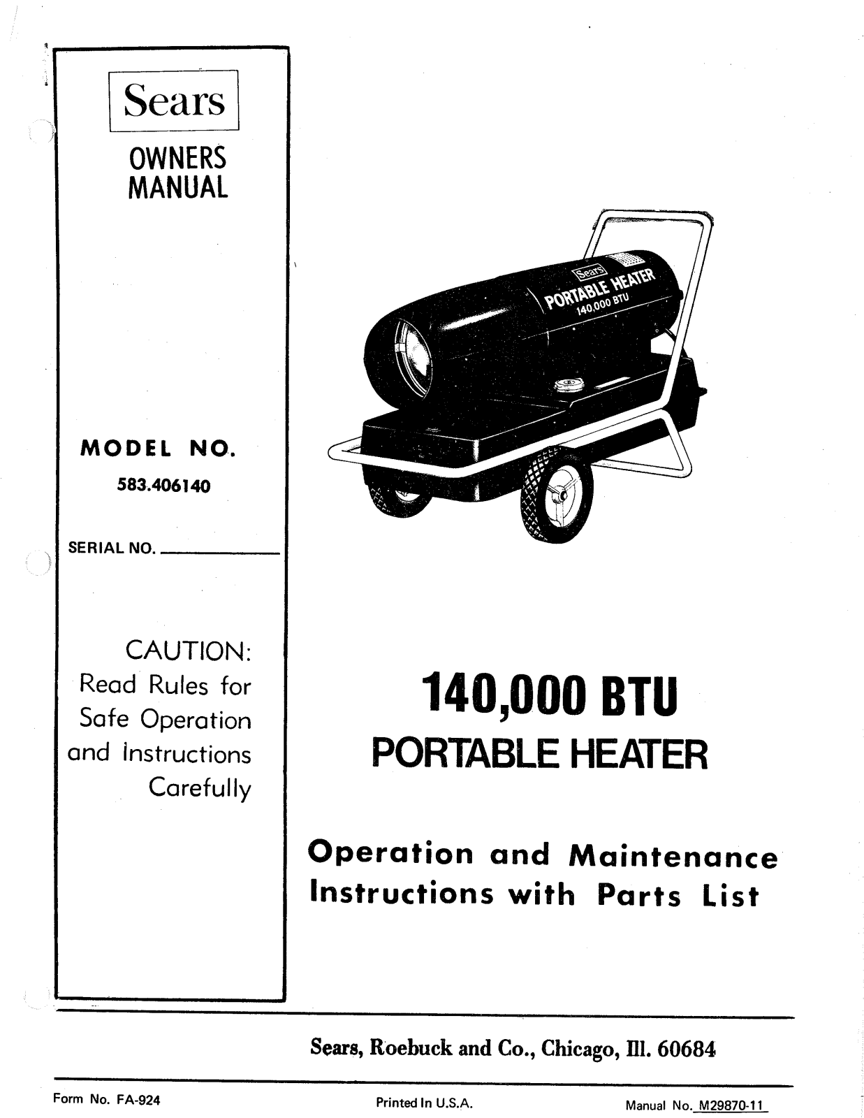 Desa Tech 406140 Owner's Manual