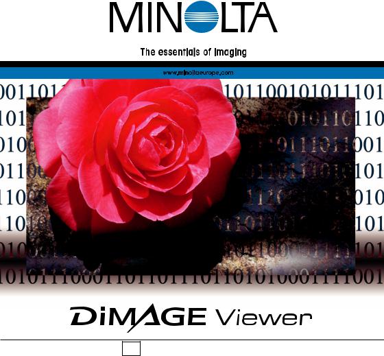 Minolta DIMAGE VIEWER 2.2.0 Manual