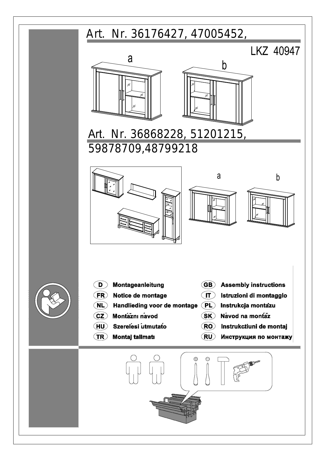 Home affaire Elta Assembly instructions