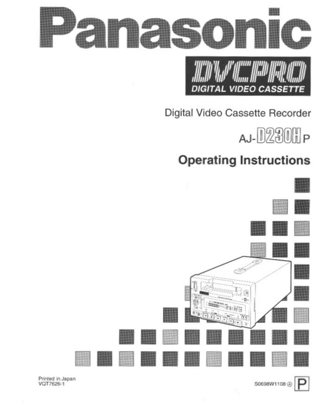 Panasonic AJ-D230P User Manual