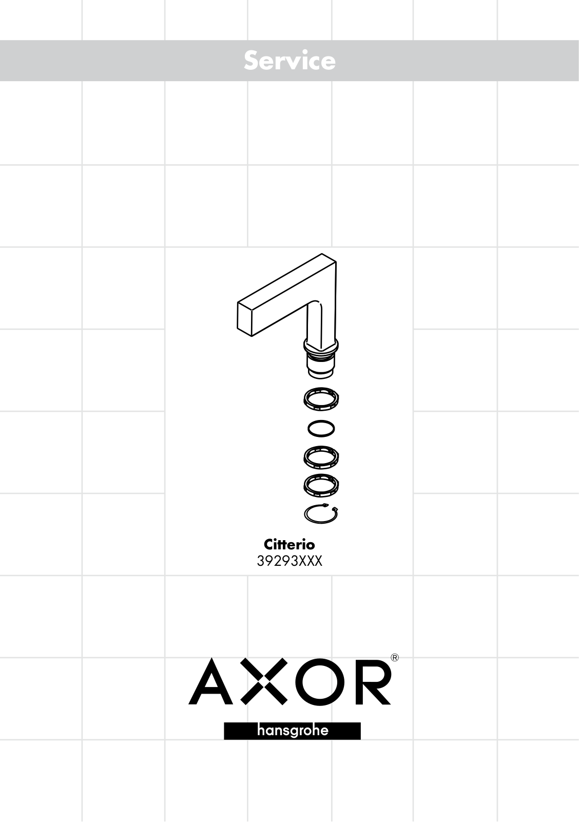 Axor 39293XXX User Manual