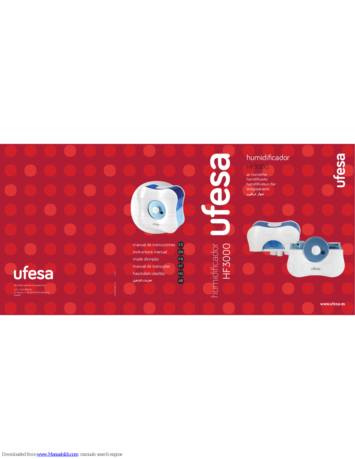 UFESA hf3000 Instruction Manual