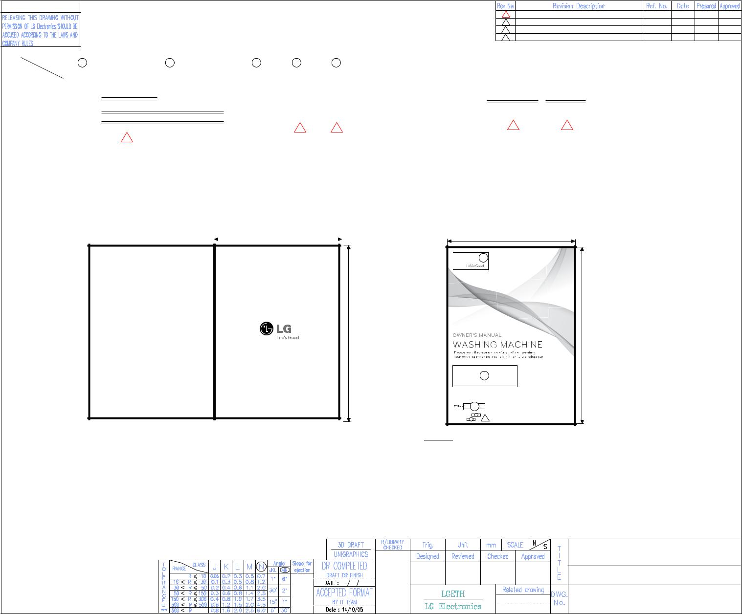 LG WTL-13KG10 Owner’s Manual