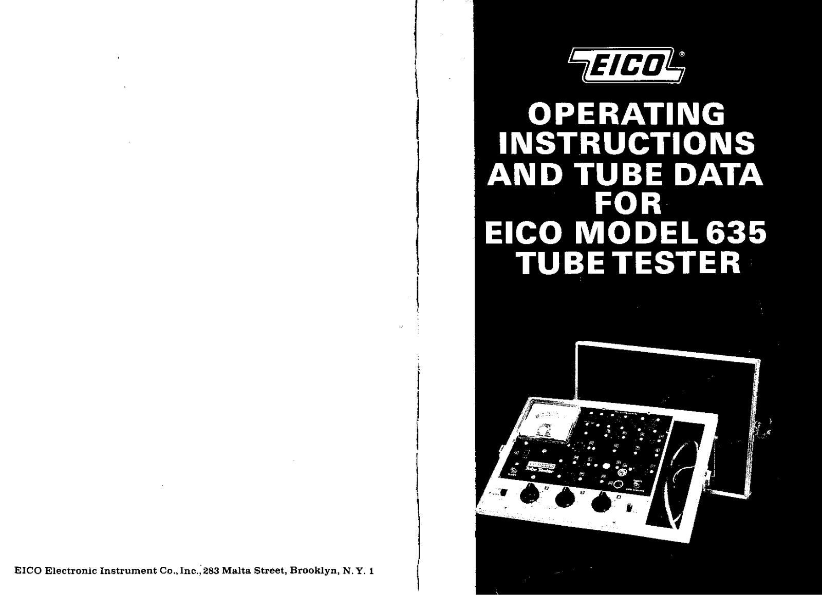 EICO 635 User Manual