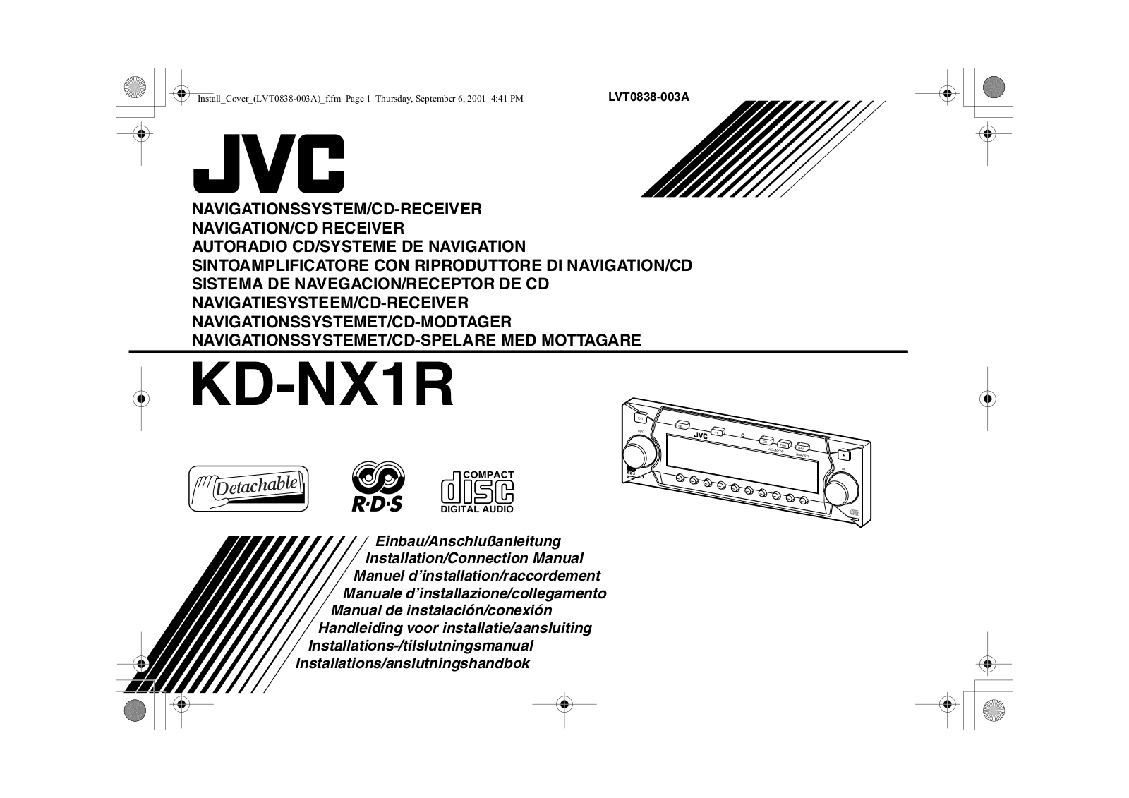 JVC KD-NX1R User Manual