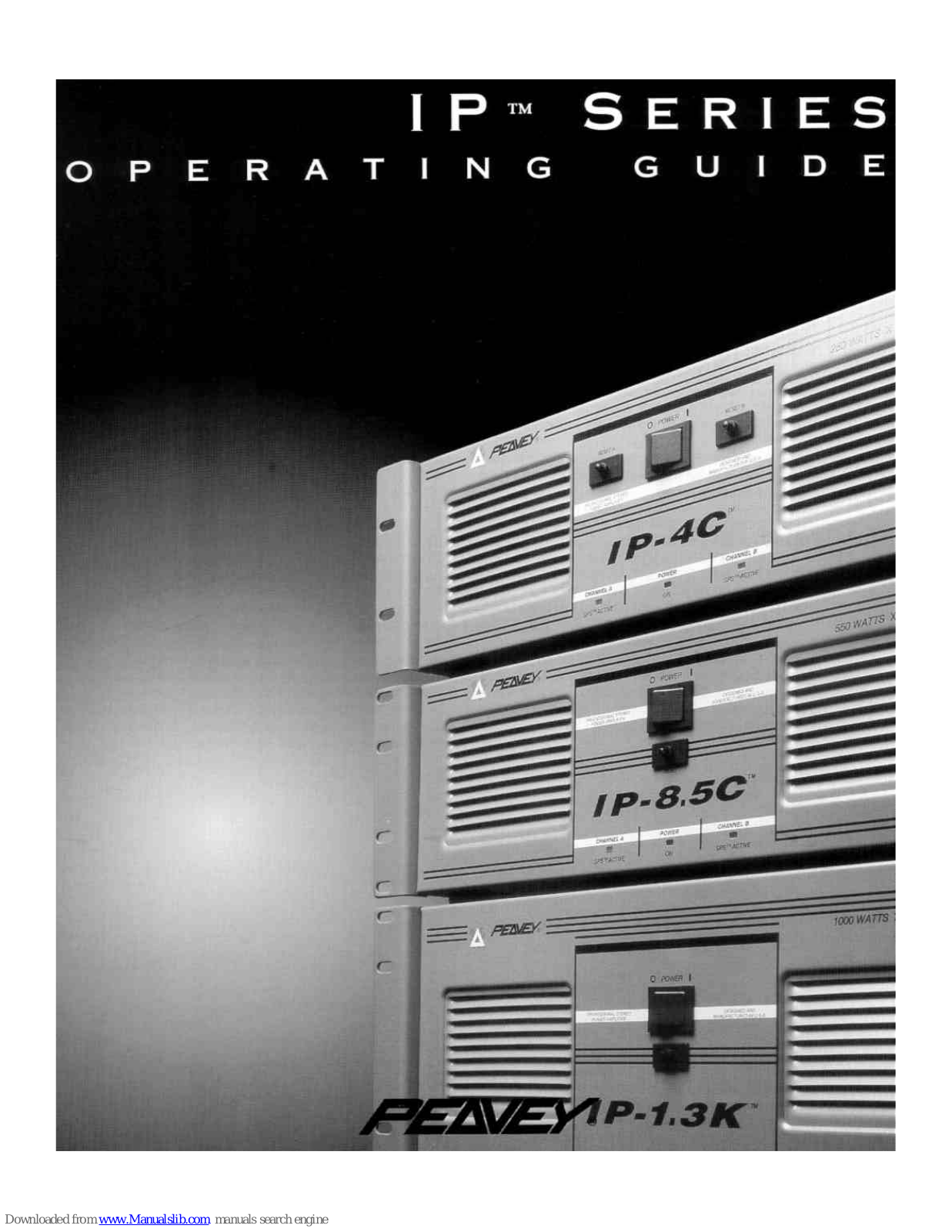 Peavey IP Series, IP 1, IP 4C, IP 1.3K, IP 8.5C Operating Manual - ManualMachine.com