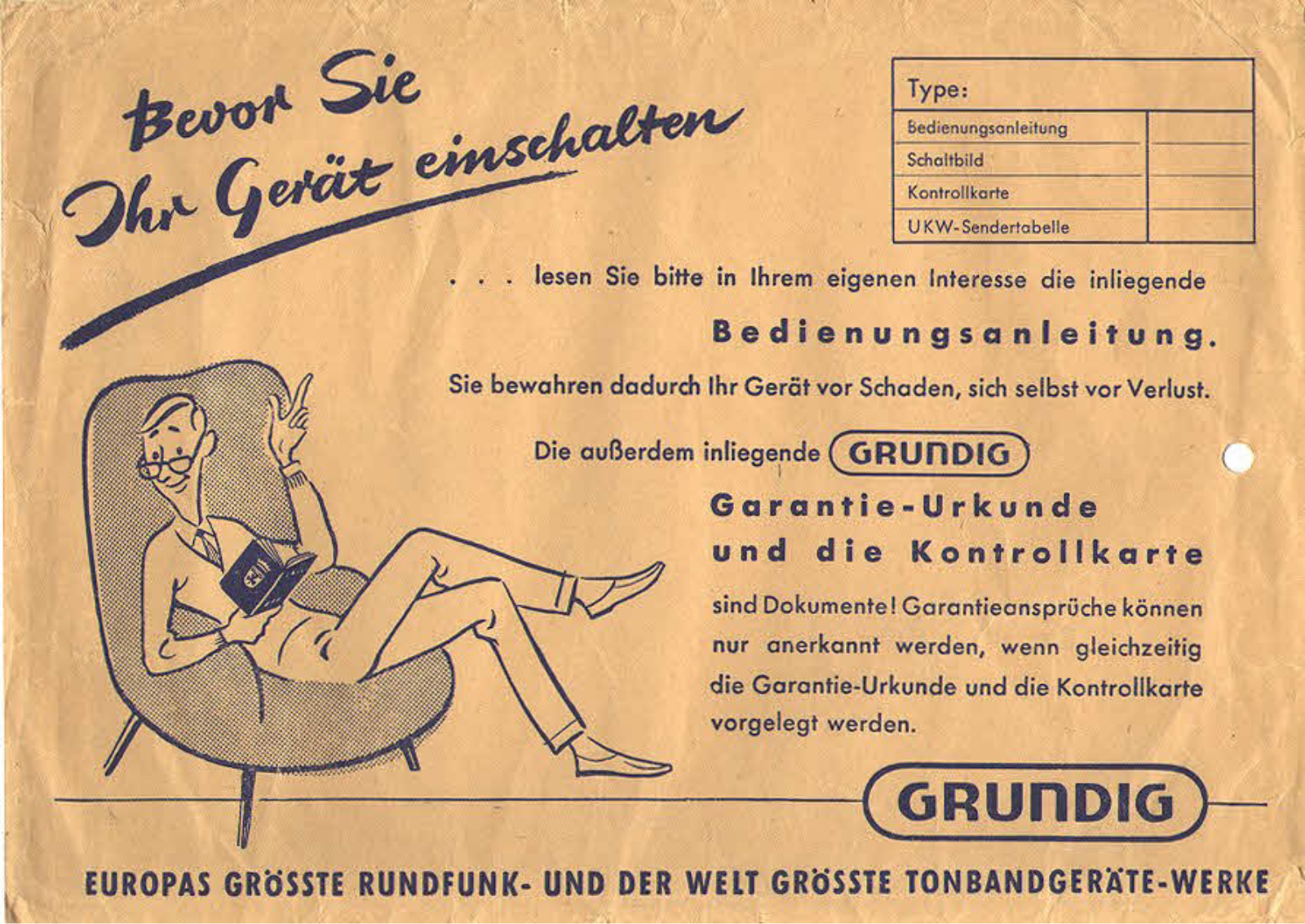 Grundig TK-35 Schematic