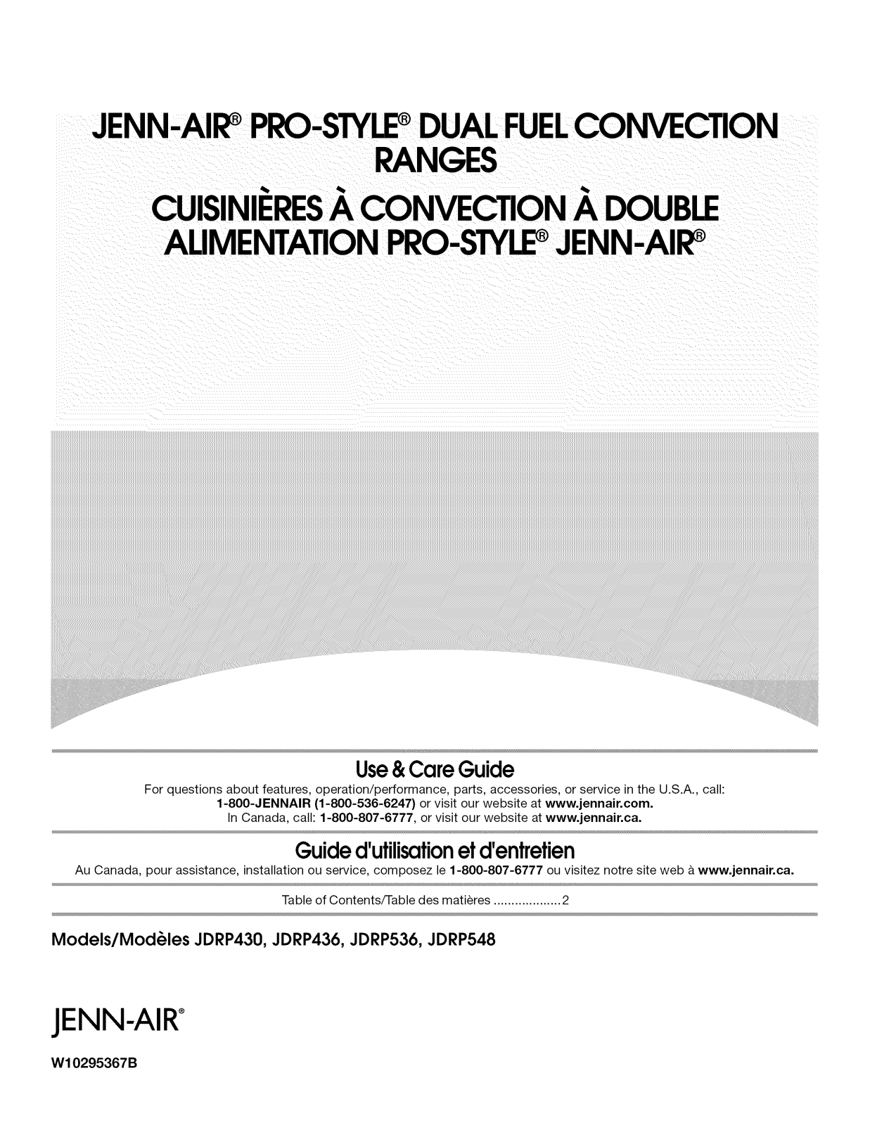 Jenn-Air JDRP548WP01, JDRP536WP01, JDRP536WP00, JDRP436WP01, JDRP436WP00 Owner’s Manual