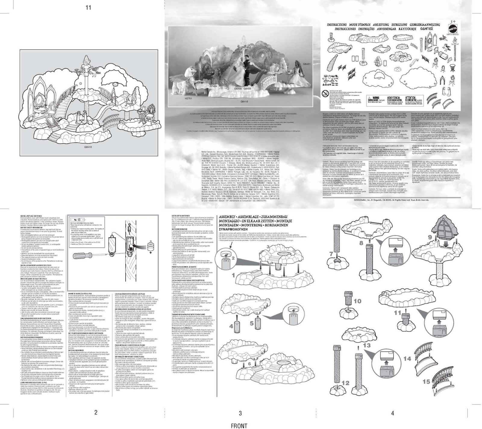 Fisher-Price G8410 Instruction Sheet