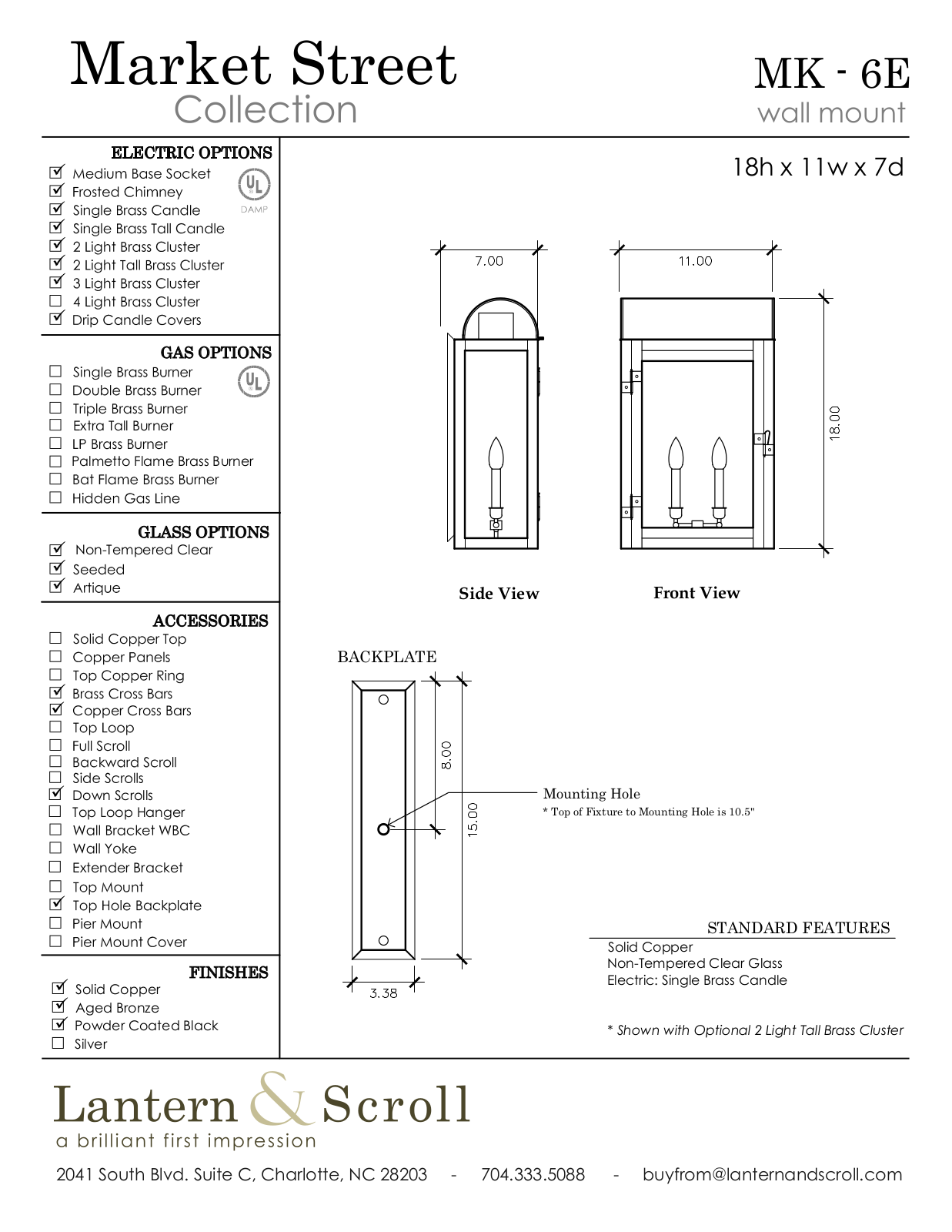 Lantern & Scroll LASC1083 Specifications - ManualMachine.com