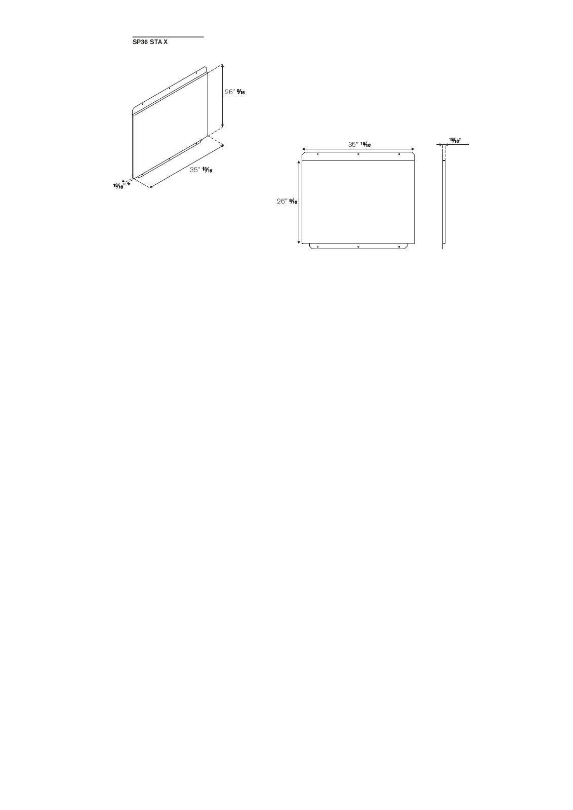 Bertazzoni SP36STAX Installation