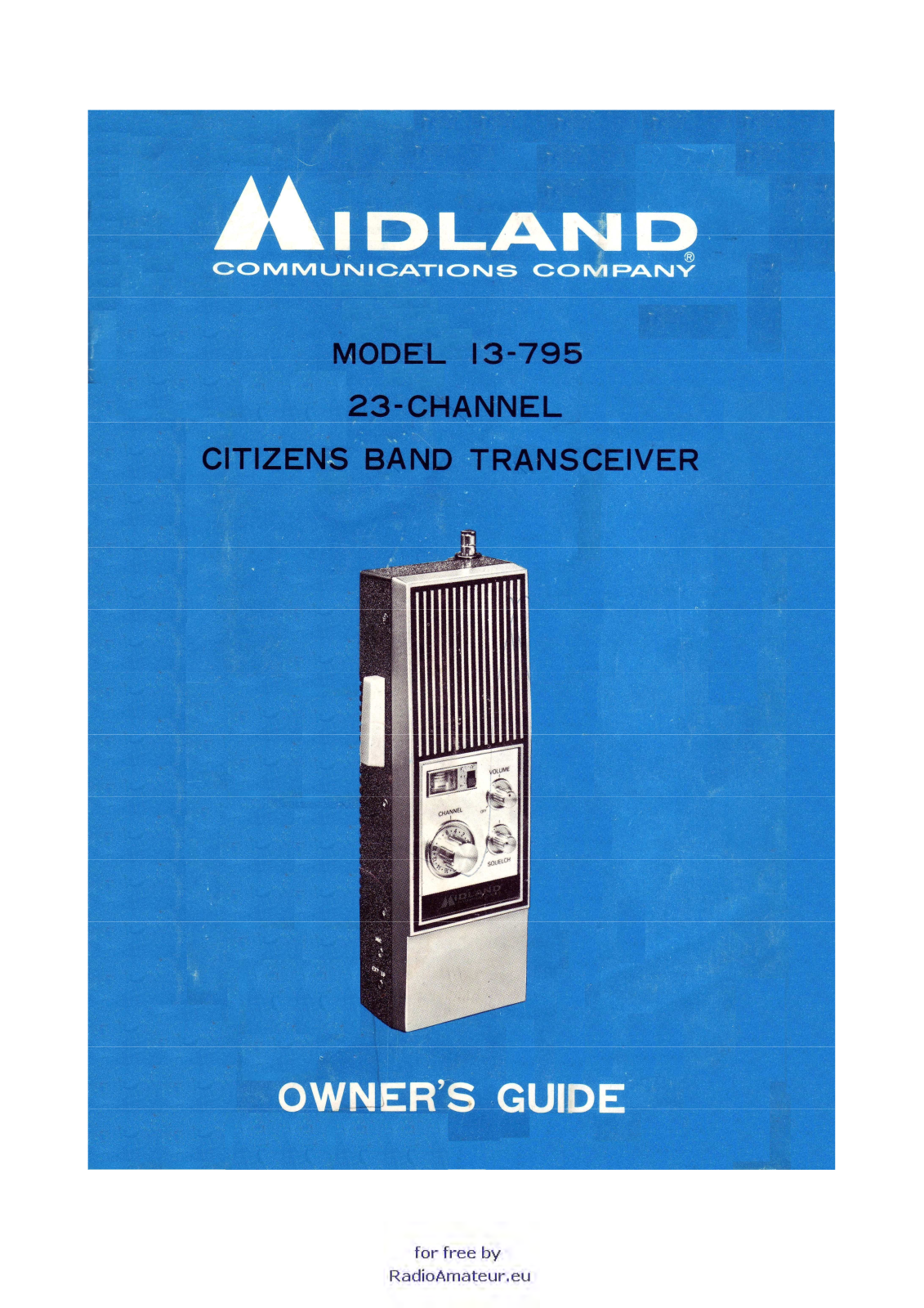 Midland I3-795 Owner's Manual