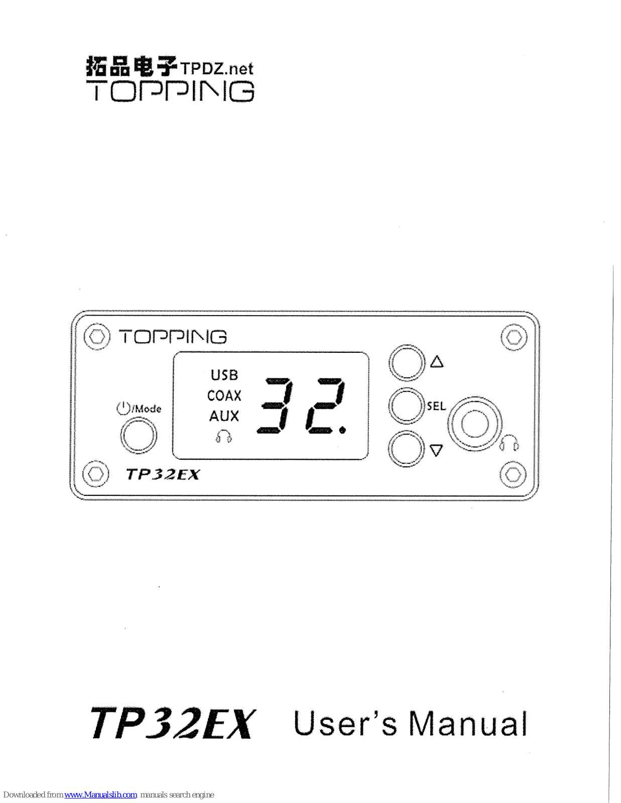 TOPPING TP32EX User Manual