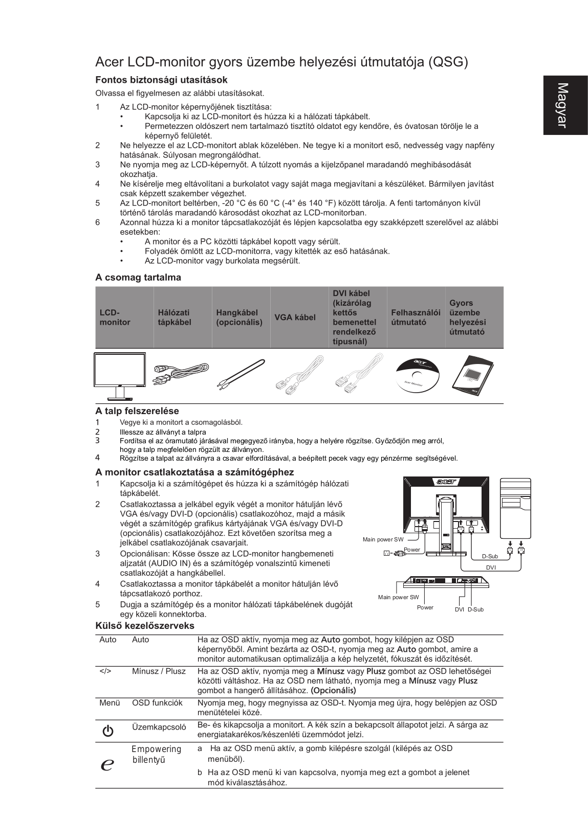 Acer B243HL, B243H User Manual