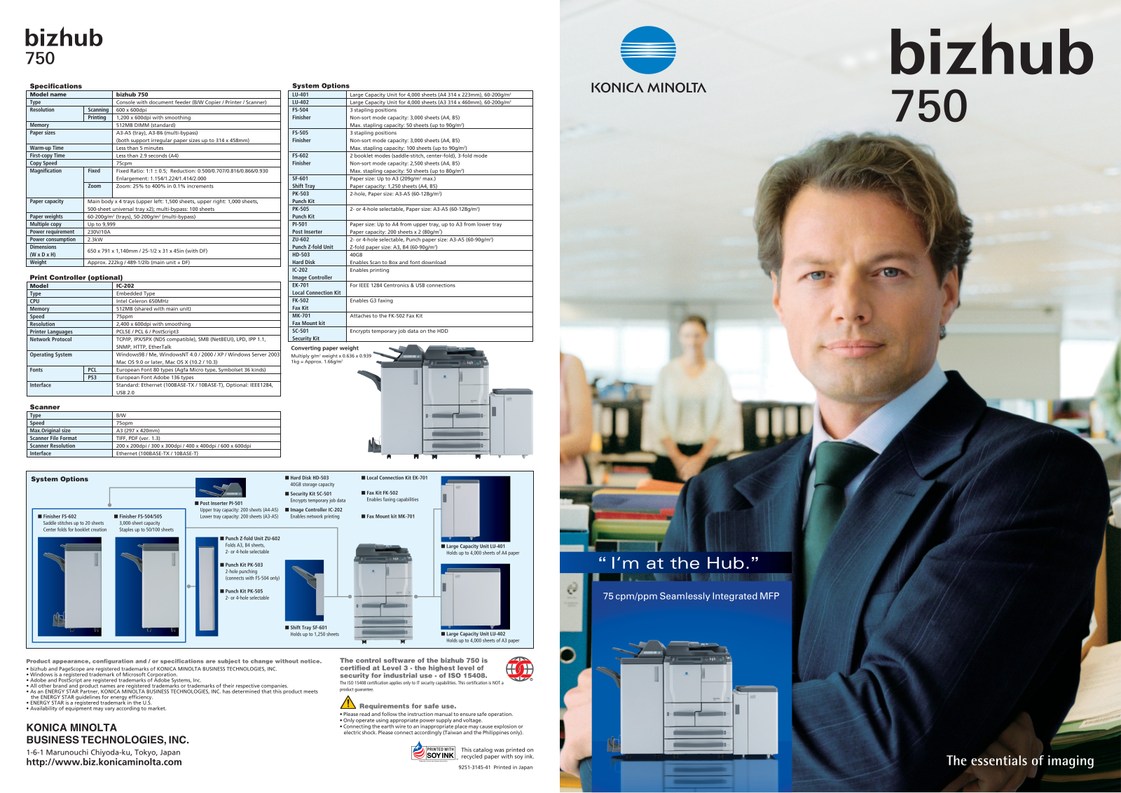 Konica Minolta bizhub 750 User Manual