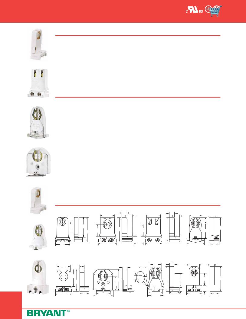 Bryant Electric lampholders, starters, adapters Catalog Page