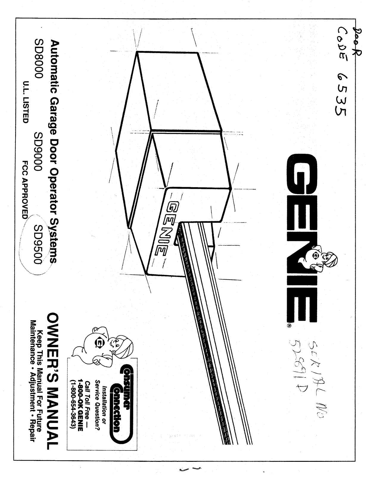 Genie SD8000 User Manual