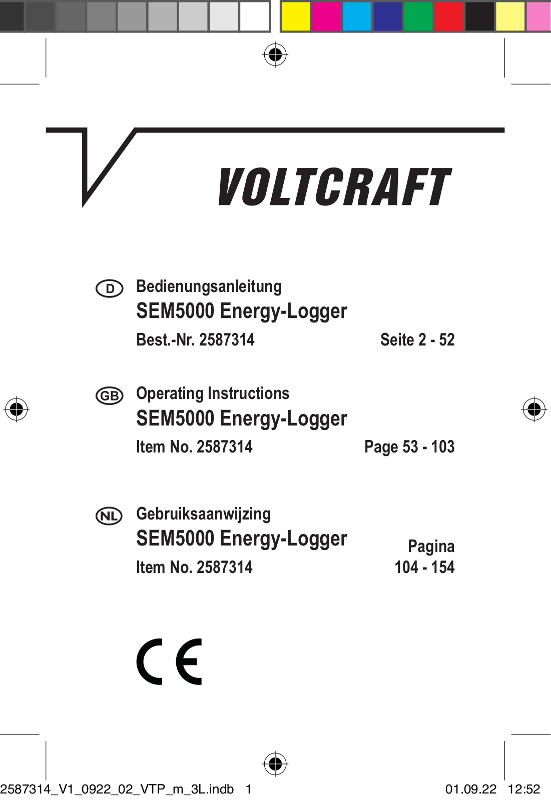 Voltcraft SEM5000 User guide - ManualMachine.com
