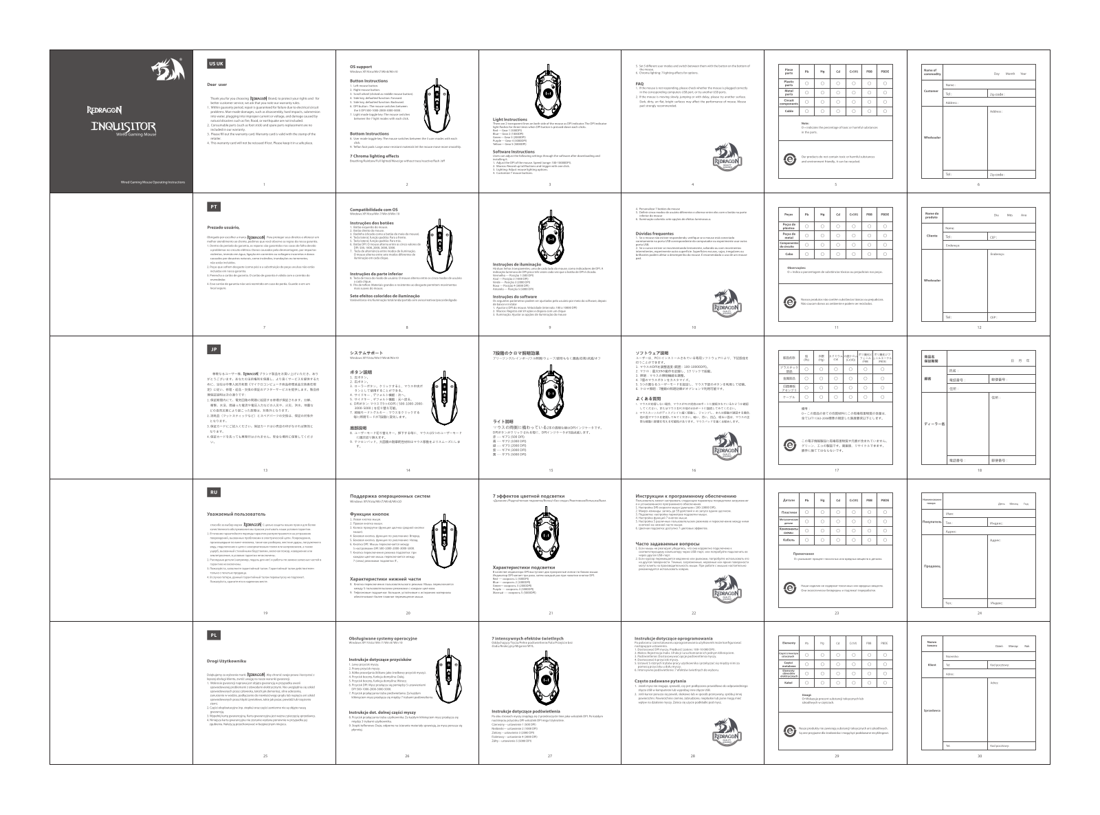 Redragon Inquisitor User Manual