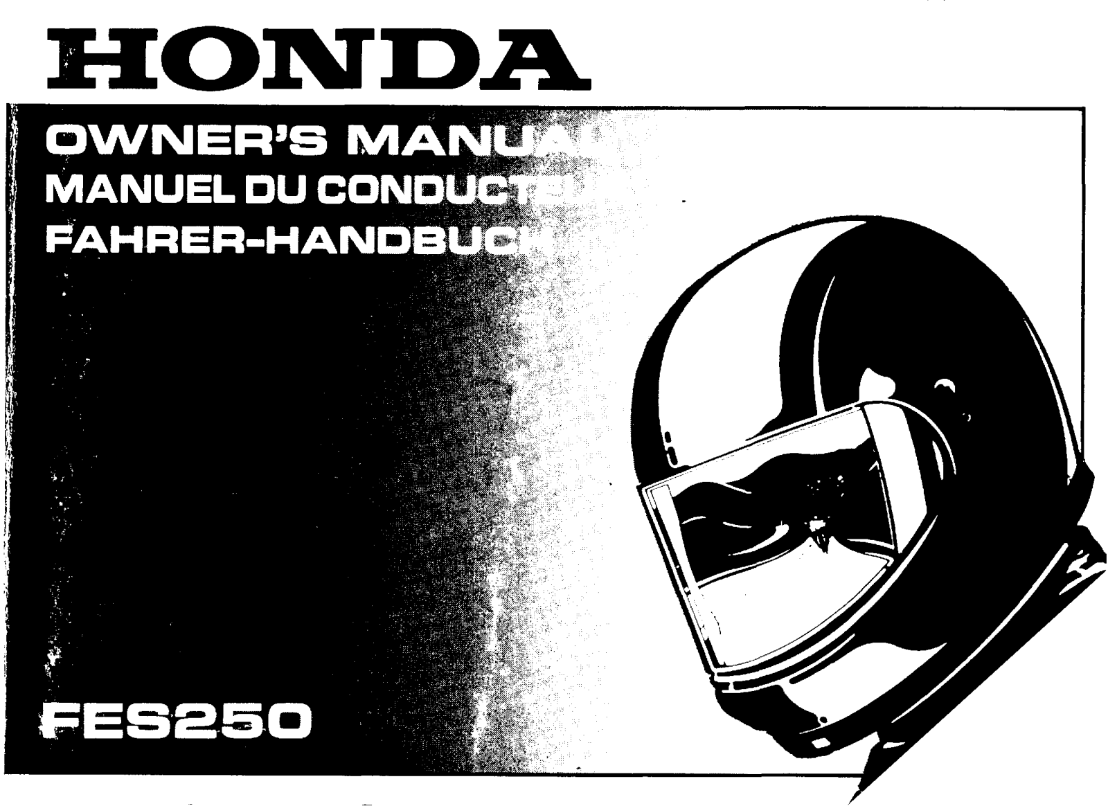 Honda FES250 Owner's Manual