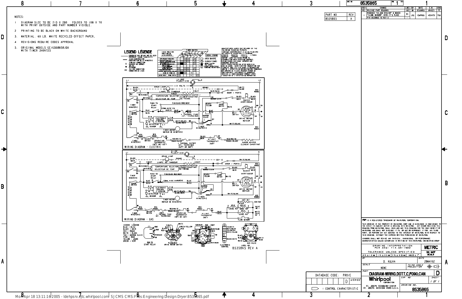 Whirlpool YGEQ9800PW2 Parts Diagram