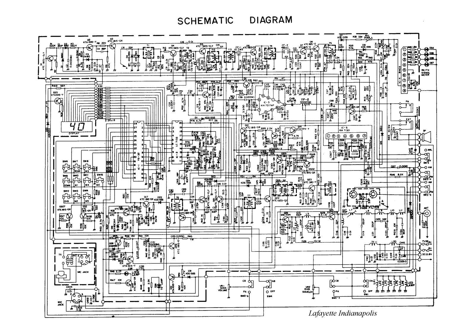 Lafayette Indianapolis User Manual