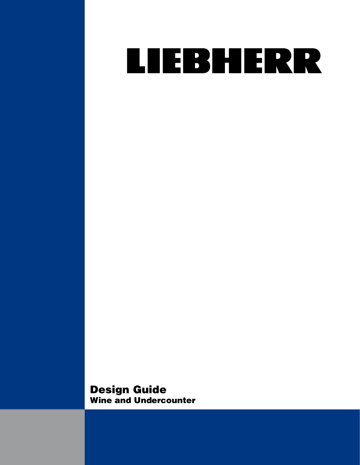 Liebherr WS17800 Design manual