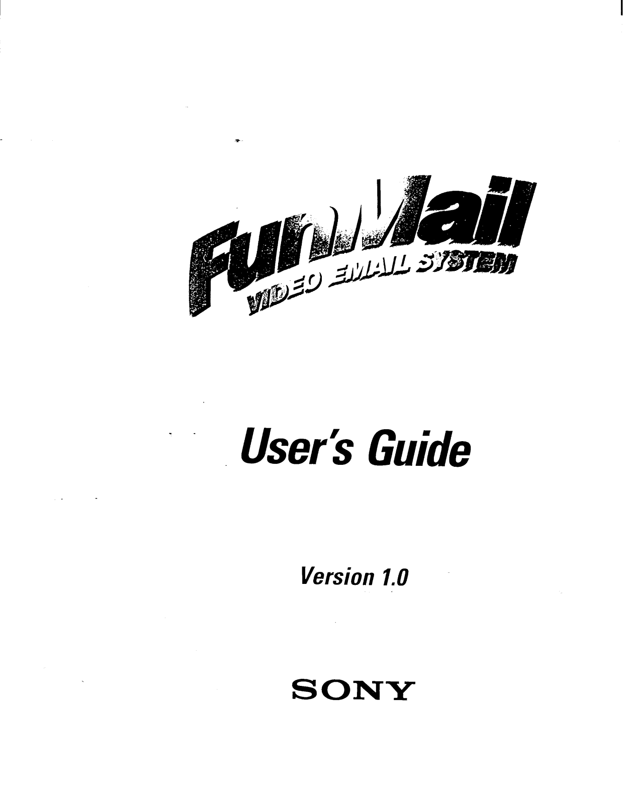Sony FUNMAIL User manual