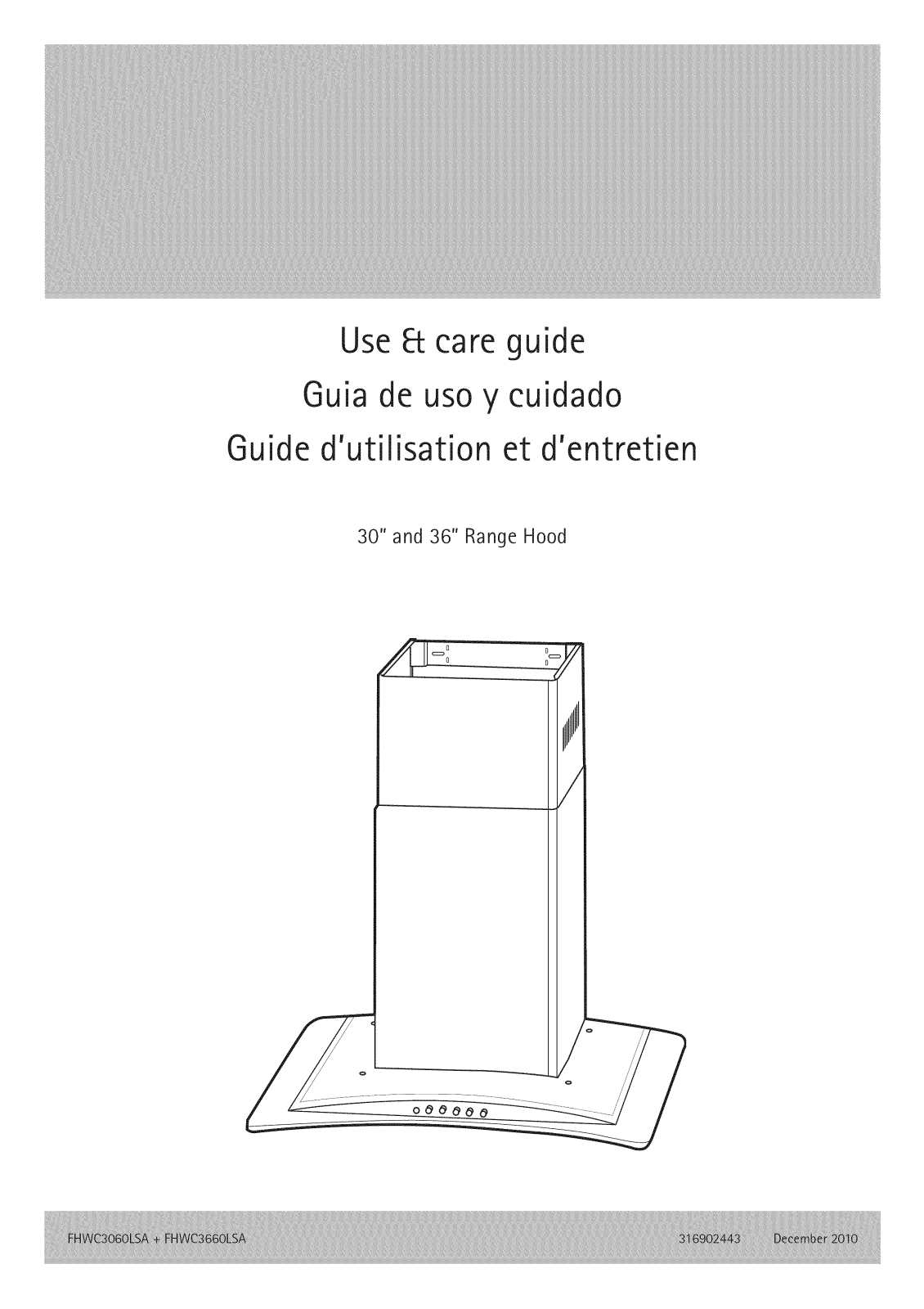 Frigidaire FHWC3660LSA Owner’s Manual